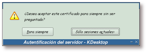 Período de aceptación del certificado